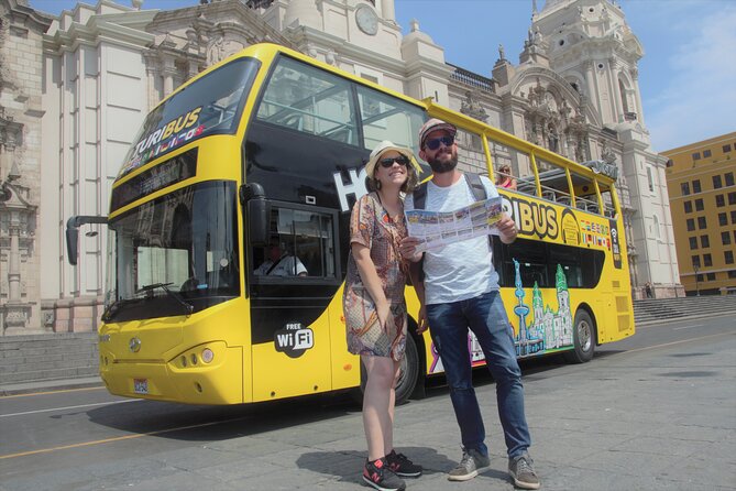 City Tour Panoramic Bus Departure from Larcomar - Lima Cathedral: a cathedral with Inka roots under the foundation