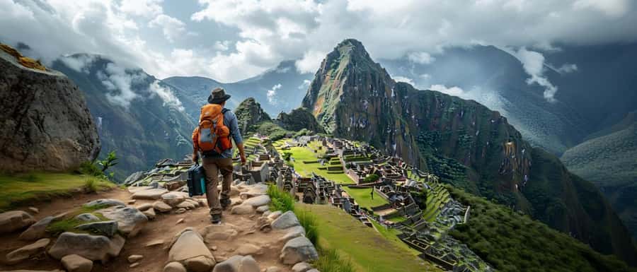 From Cusco:MachuPicchu Excursion 1 day plus Ticket and Train - From Aguas Calientes to the Entrance: The Bus and the First Shock of Scale
