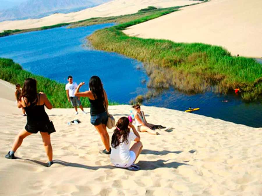 From Paracas: Mini Buggy Tour & Sandboarding at Oasis - Sandboarding: included fun, plus the climb back up