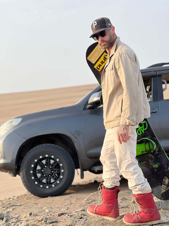 Lima: Sandboarding and Jeep Tour - Getting more runs in: the driver and the repeat climbs