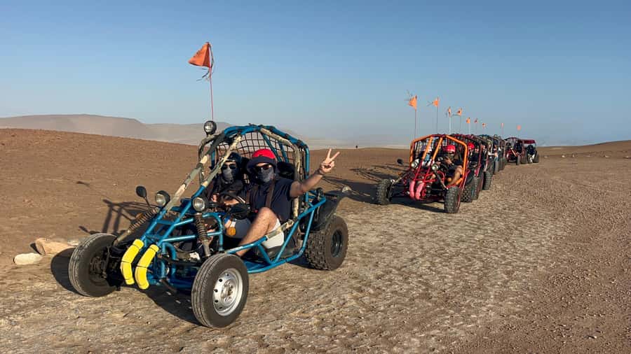 Mini Buggy GO KART in Paracas National Reserve - Playa Roja (Red Beach): Red Sand That Changes the Whole Mood