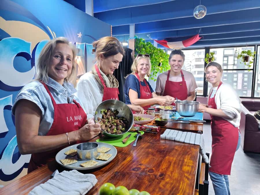 Miraflores: Amazing Peruvian Cooking Class Ceviche Seafood and Pisco Sour - Cooking tuna tartar: a simple method with real flavor payoff