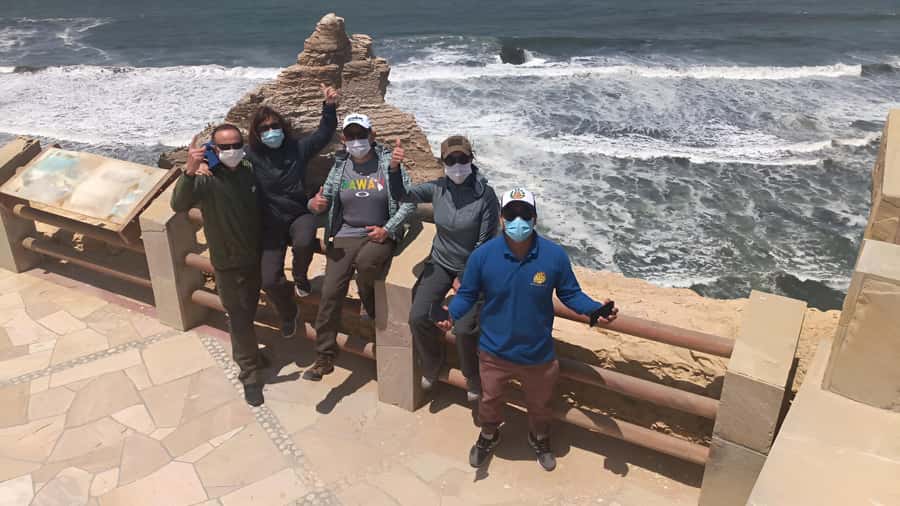 Paracas:Private Tours Paracas National Reserve all inclusive - Playa Roja: red sand that turns ordinary photos into something special