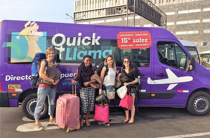 QuickLlama: Door-to-door transfer from Miraflores to Lima Airport - The Ride Itself: Modern Shared Van, Room to Breathe