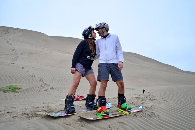 Sandboarding and Off Road in Lima (National Park Lomas de Ancón) - First stop: gear fitting at Muelle de Ancon